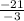 \frac{-21}{-3}