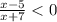 \frac{x-5}{x+7}