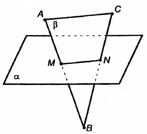 Прямая mk параллельна стороне ac треугольника abc(m ∈ ab,k ∈ bc).докажите,что треугольник mbk и abc