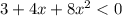 3+4x+8x^2