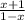 \frac{x+1}{1-x}