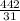 \frac{442}{31}