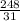 \frac{248}{31}