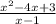 \frac{ x^{2} -4x+3}{x-1}