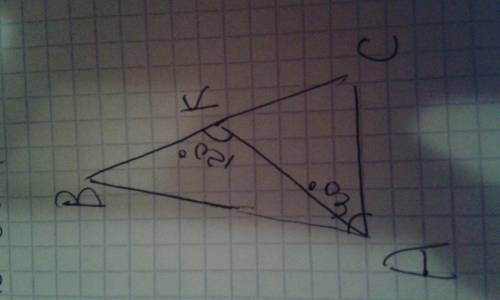 Вравнобедренном треугольнике abc проведена биссектриса ak угол a =40°,угол akb=120°,найдите угол c