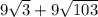 9\sqrt{3}+9\sqrt{103}