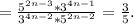 = \frac{5^{2n-3}*3^{4n-1}}{3^{4n-2}*5^{2n-2}}= \frac{3}{5}.