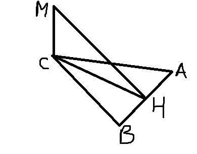 Кплоскости равностороннего треугольника abc, со стороной 6 см, проведен перпендекуляр cm = 3 см. най