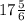 17 \frac{5}{6}