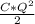 \frac{C*Q^2}{2}