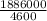 \frac{1886000}{4600}