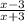 \frac{x-3}{x+3}