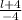 \frac{l+4}{-4}