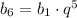 b_6=b_1\cdot q ^{5}