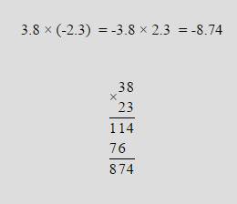 7,4*0,6-3,8*(-2,3) выполни действие