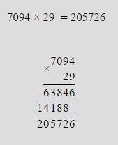 Умножение столбиком 283*56 907*38 7094*29 , не могу сделать.