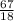 \frac{67}{18}