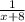 \frac1{x+8}