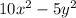 10x^2-5y^2