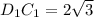 D_1C_1=2\sqrt3