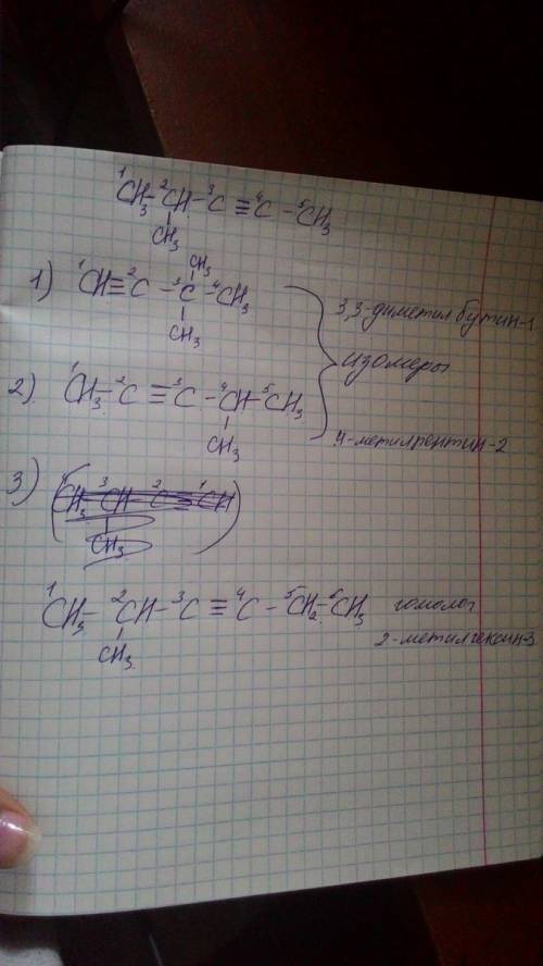 2-метилпентил-3 составить 2изомера, 2-гомолога