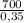 \frac{700}{0,35}