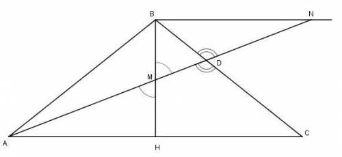 Дан δавс равнобедренный, боковые стороны ab=bc. на стороне вс взяли точку d, при этом bd : dc = 1 :
