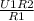 \frac{U1R2}{R1}