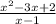 \frac{x^2-3x+2}{x-1}