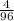 \frac{4}{96}