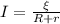 I= \frac{\xi }{R+r}