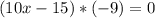 (10x-15)*( - 9)=0