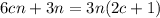 6cn+3n=3n(2c+1)