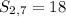 S_{2,7}=18