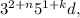 3^{2+n}5^{1+k}d,