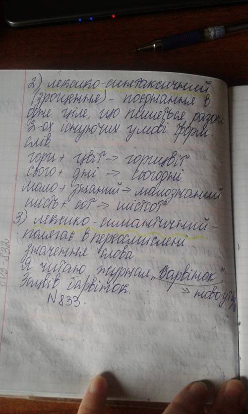 З'ясуйте вирішальну роль у розвитку і збагаченні лексичного складу мови утворення нових слів на базі