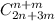 C^{n+m}_{2n+3m}