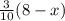 \frac{3}{10} (8-x)