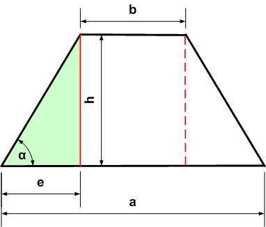 Решить на python, даны основания равнобедренной трапеции и угол при большем основании, найти площадь