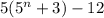 5 (5^n+3) - 12