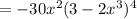 =-30x^{2}(3-2x^{3})^{4}