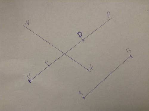 начертите прямую mk и луч np и отрезки ab и cd так чтобы прямая mk пересекала отрезки ab и cd а отре
