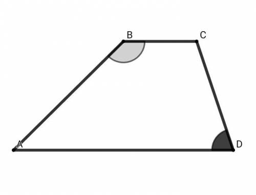 Найдите углы в и д трапеции авсд с основаниями ад и вс , если угол а=36 градусов,угол с=117 градусов