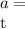 a = \frac{ U_{x} } }{t}