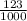 \frac{123}{1000&#10;}