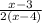 \frac{x-3}{2(x-4)}