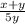 \frac{x+y}{5y}