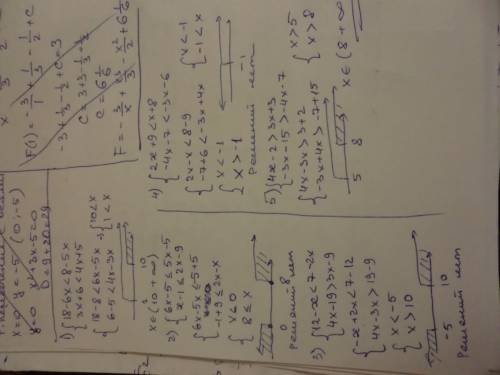 Решить системы неравенств и указать ответ в виде числового 1. 18-6х< 8-5х 3х+6< 4х+5 2. 6х-5≤5
