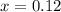 x=0.12