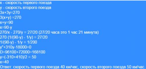 Из двух городов расстояние между которыми 650 километров шли на встречу друг другу 2 поезда один кил